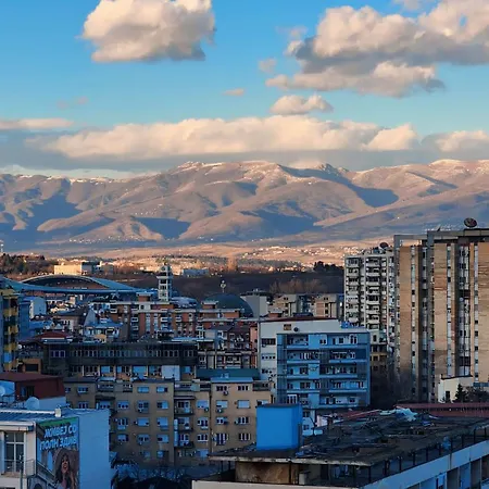 Diamond Residences 10Th Fl. Lux Apt. W/ City View Skopje Exterior photo
