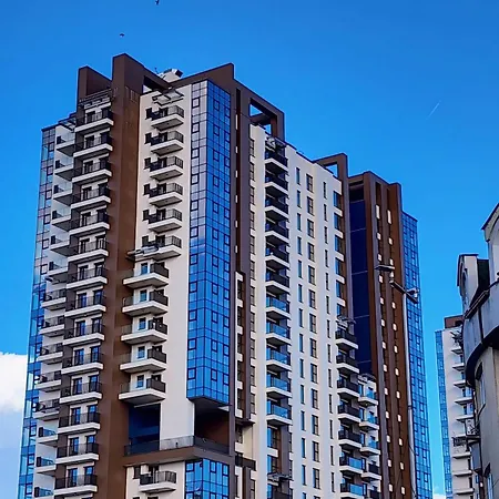 Diamond Residences 10Th Fl. Lux Apt. W/ City View Skopje Exterior photo