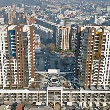 Diamond Residences 10Th Fl. Lux Apt. W/ City View Skopje Exterior photo