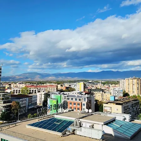 Diamond Residences 10Th Fl. Lux Apt. W/ City View Skopje Exterior photo