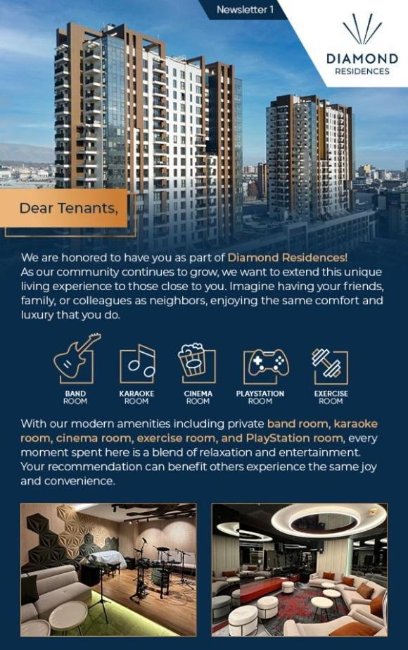 Diamond Residences 10th Fl. Lux Apt. W/ View * Skopje